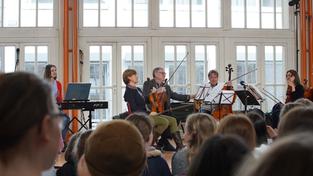 Schulprojekt "My Playlist Beethoven" am Robert-Schuman-Gymnasium Saarlouis (Foto: Astrid Karger)