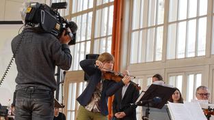 Schulprojekt "My Playlist Beethoven" am Robert-Schuman-Gymnasium Saarlouis (Foto: Astrid Karger)
