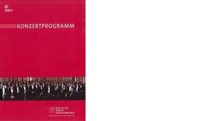 Programmheft Eröffnungskonzert 23.09.2007 (Foto: DRP)