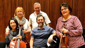 Min-Jung Suh-Neubert, Reinhilde Adorf, Christoph Mentzel, Fedele Antonicelli und Dora Bratchkova (Foto: DRP)