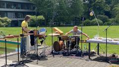 Musikalische Mittagspause mit Stephan Böhnlein und Martin Frink (Foto: DRP)