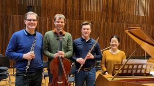 v.l. Veit Stolzenberger, Valentin Staemmler, Grigory Mordashov und Eri Takeguchi (Foto: DRP)