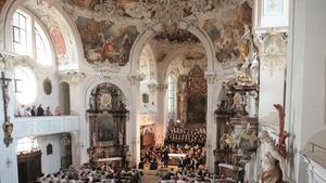 Konzert der DRP in der Pfarrkirche St. Katharina in Wolfegg 2024 (Foto: Helmut Voith)