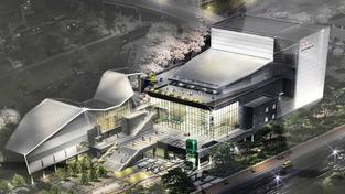 Das Art Center in Andong: eine Stadt so groß wie Saarbrücken, ein Konzerthaus wie aus einer anderen Welt (Foto: Andong Art Center)