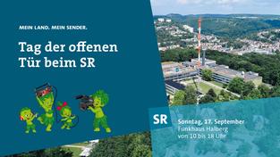 Am 17. September ist Tag der offenen Tür beim Saarländischen Rundfunk auf dem Halberg (Foto: SR)