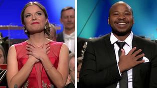 Das strahlende Siegerpaar 2020: Theresa Pilsl und Bongani J Kubheka (Foto: SWR)