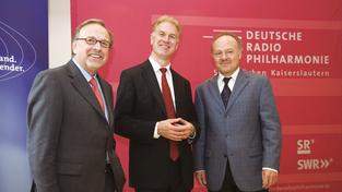 Pressekonferenz des fusionierten Orchesters (Foto: DRP)